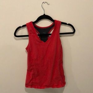Athletic v neck tank top